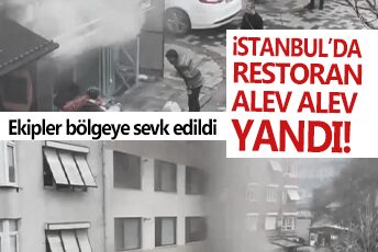 Korkutan yangın! Kadıköy’de restoran alev aldı